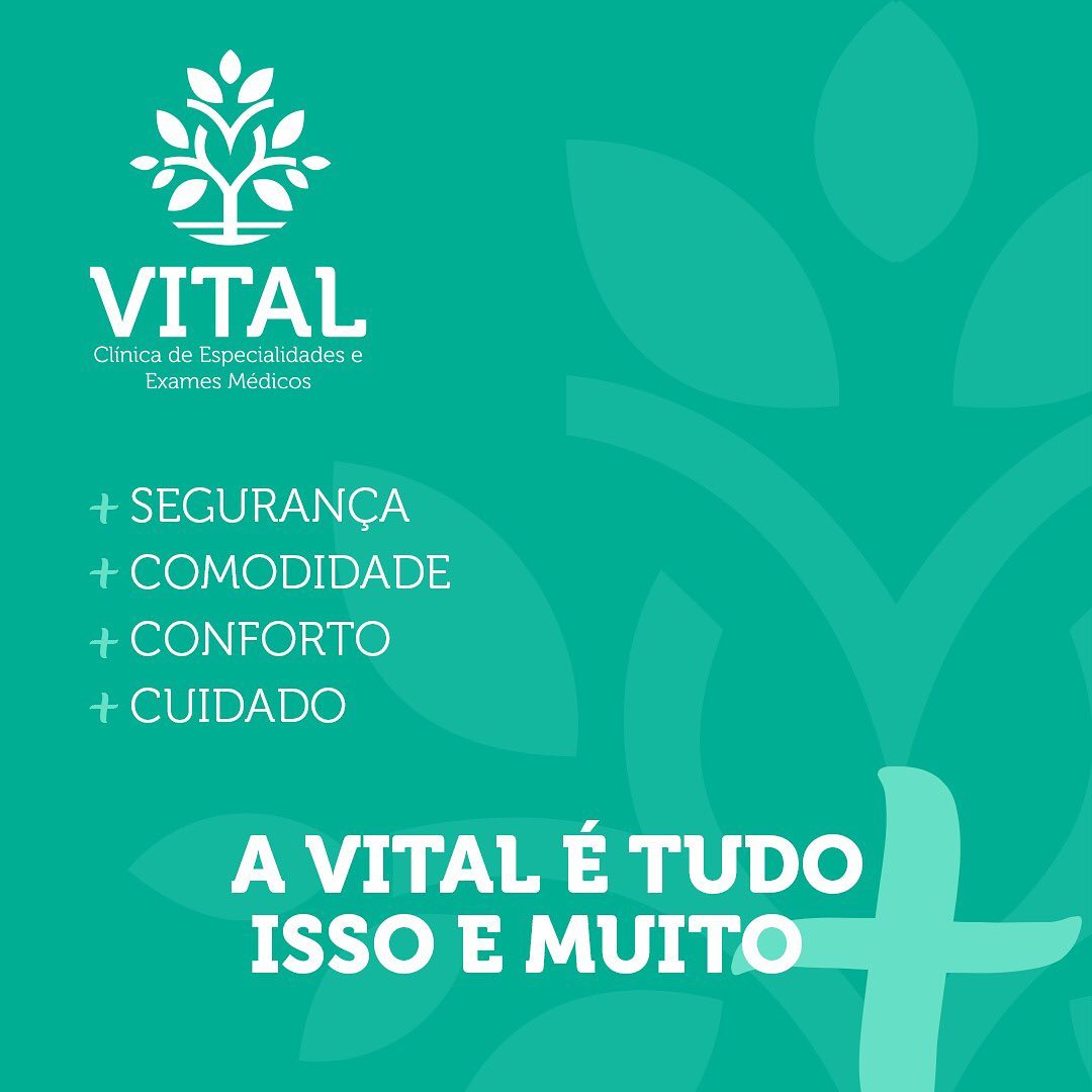 Vital, sinônimo de: Confiança, Tradição, Qualidade e Transparência.
